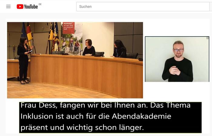 Susanne Dess beim Forum Behinderung