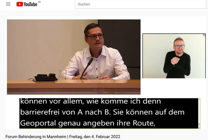 Bürgermeister Ralf Eisenhauer beim Forum Behinderung