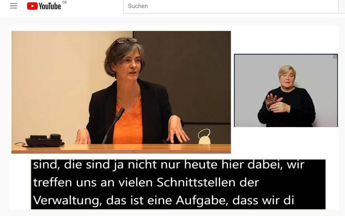 Ursula Frenz beim Forum Behinderung