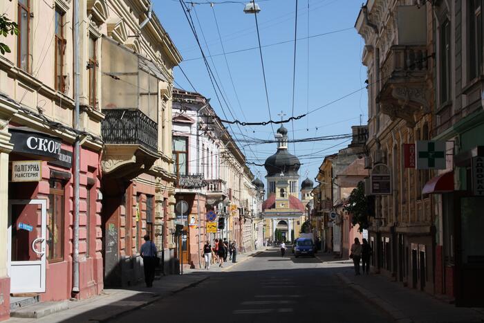 Die ukrainische Stadt Czernowitz