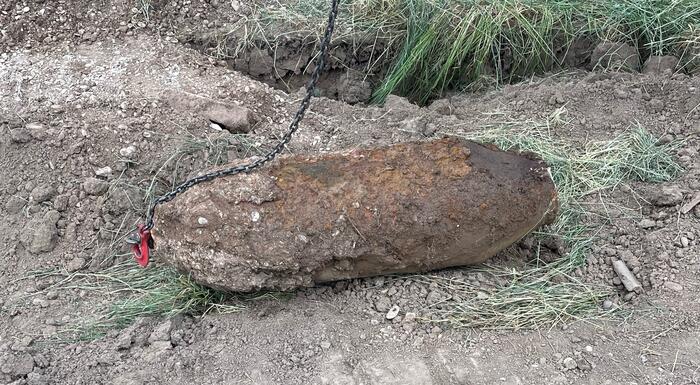 Nach einer halben Stunde war die Bombe erfolgreich entschärft.