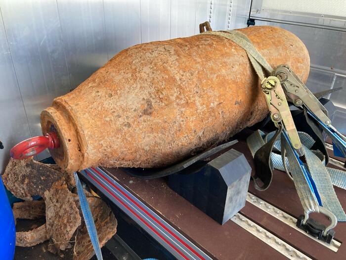 Nach circa 30 Minuten war der 250 Kilo schwere Blindgänger entschärft.