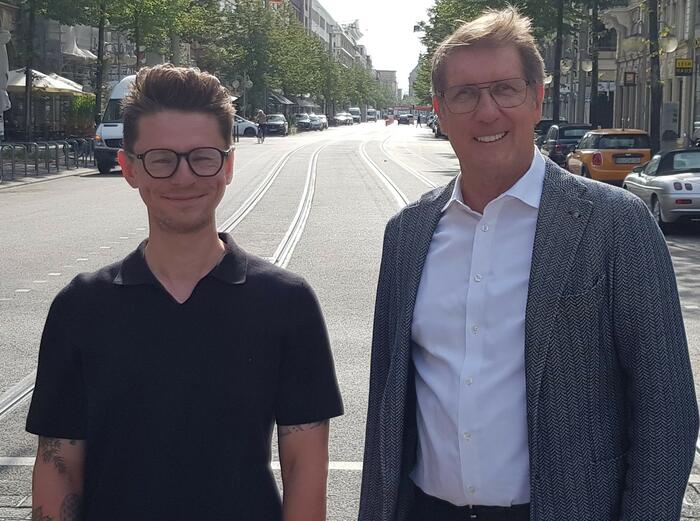 Bürgermeister Michael Grötsch stellte heute Christian Handrich als neuen Geschäftsführer der Alten Feuerwache vor