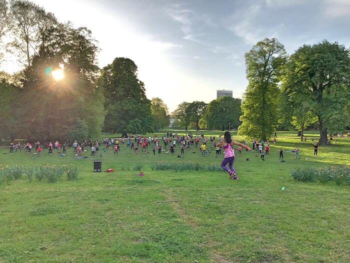 Zumba bei Sport im Park