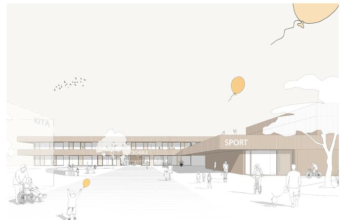 Visualisierung OKF Architekten GMBH + Botzian Architektur, Osnabrück 