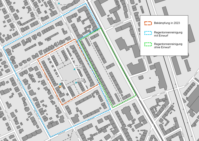 In diesen Gebieten im Almenhof werden die Untersuchungen der KABS durchgeführt.