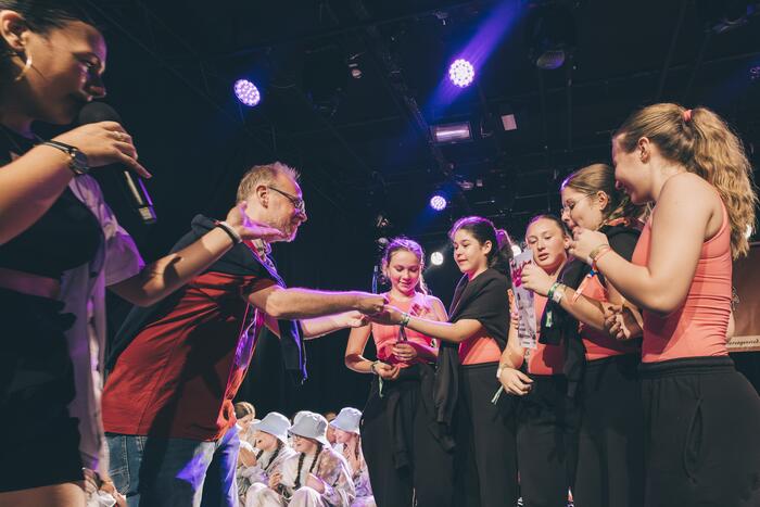 Preisverleihung beim 25. Streetdance-Contest