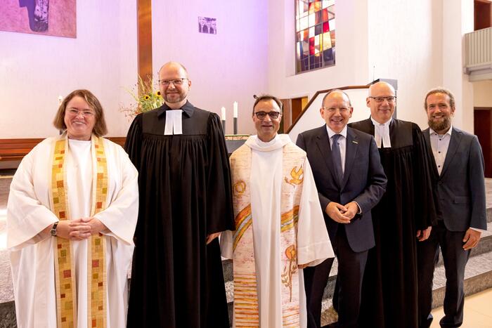 Der Gottesdienst zur Amtseinführung von Oberbürgermeister Christian Specht in der CityKirche Konkordien.