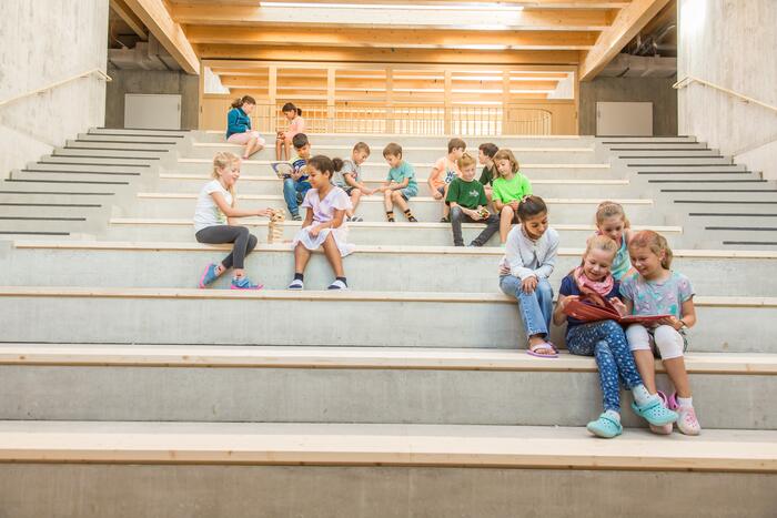 Franklinschule Einweihung Freitreppe