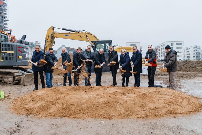 Erster Spatenstich: Bau der Grünen Mitte im Stadtteil FRANKLIN hat begonnen