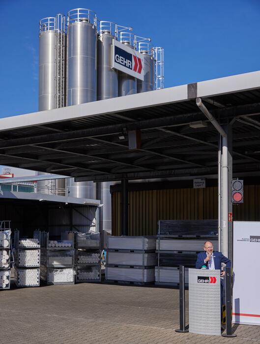 Einweihung Photovoltaikanlage bei Firma Gehr (01) 