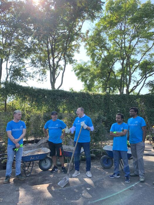 Freiwilligentage 2024: OB Specht beim Verein für Körper- und Mehrfachbehinderte