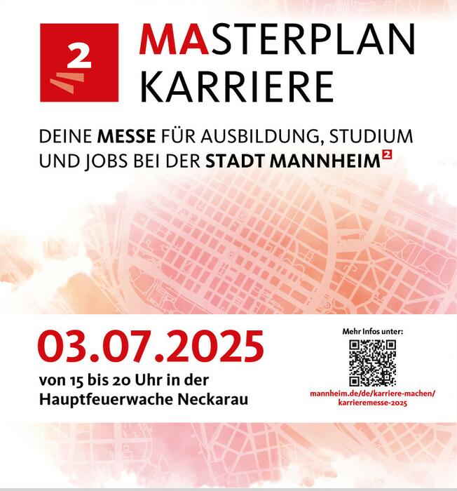 Plakat Messe MAsterplan Karriere