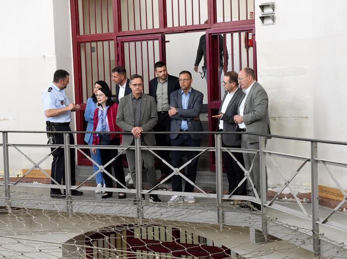 OB Specht bei der JVA Mannheim