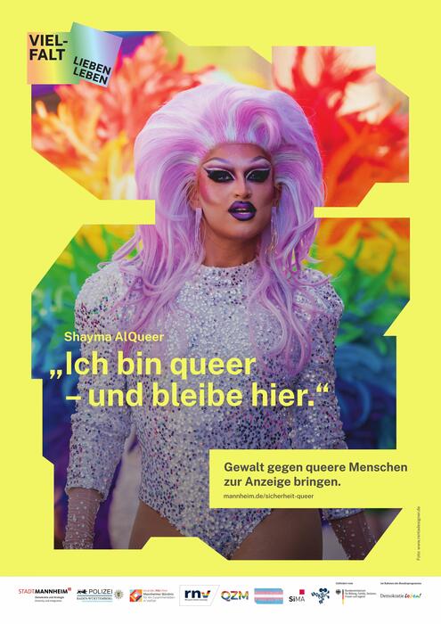 Kampagne Queere Sicherheit - Shayma AlQueer