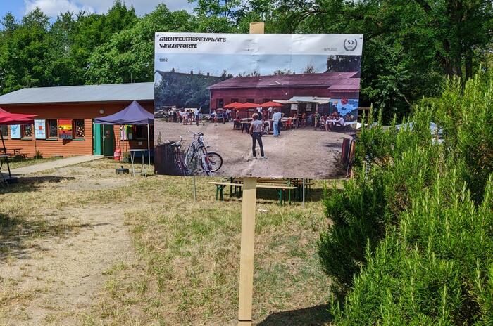 50 Jahre Abenteuerspielplatz Waldpforte - Fotoausstellung damals und heute