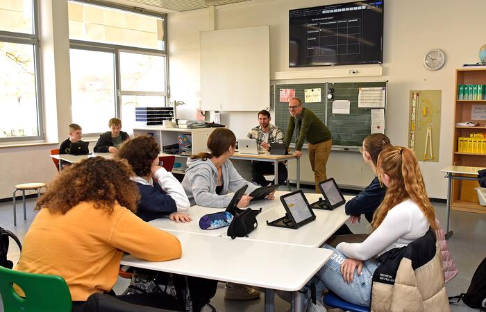 Schülerinnen und Schüler der Kerschensteiner Gemeinschaftsschule