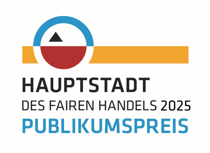 Logo Hauptstadt des Fairen Handels 2025 - Publikumspreis