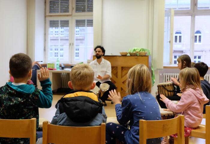 Musikschulfest 2025 Trommelgruppe