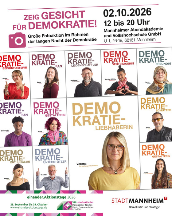 Lange Nacht der Demokratie - Fotoaktion