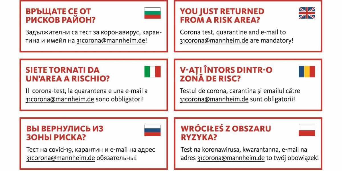 Zuruck Aus Einem Risikogebiet Mannheim De